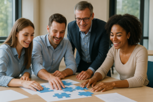 Les activités de team building centrées sur la coopération comptent parmi les plus efficaces