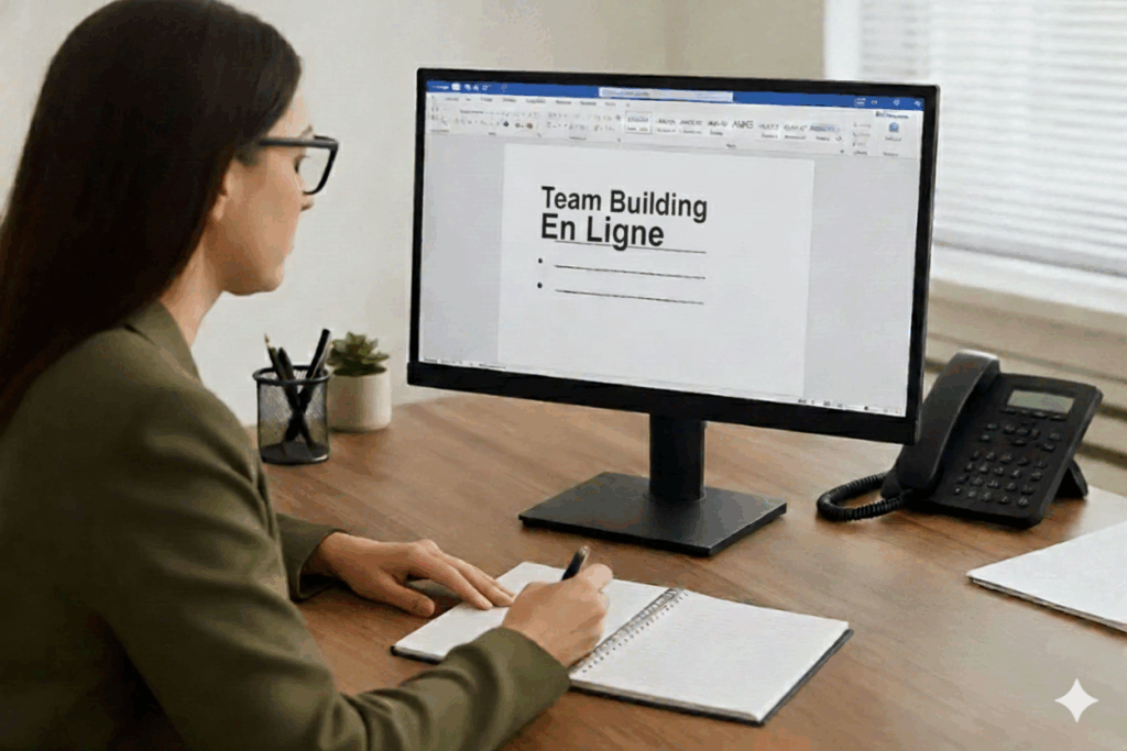 Organiser team building en ligne