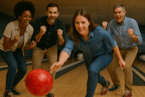 team building bowling