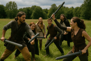 team building jeu de role grandeur nature combat