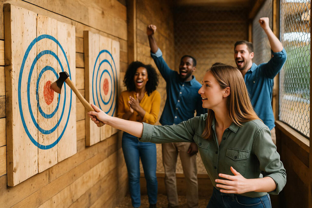 Team Building Lancé de Haches